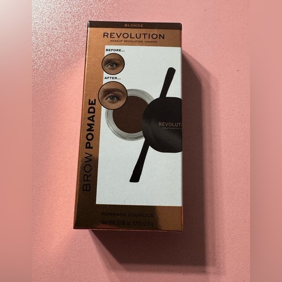 Makeup Revolution Brow Pomade, Blonde, New - Picture 1 of 4